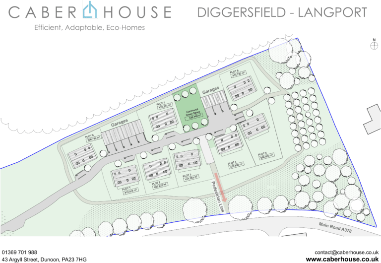 Site Plan diggersfield langport